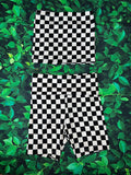 Checkered biker set